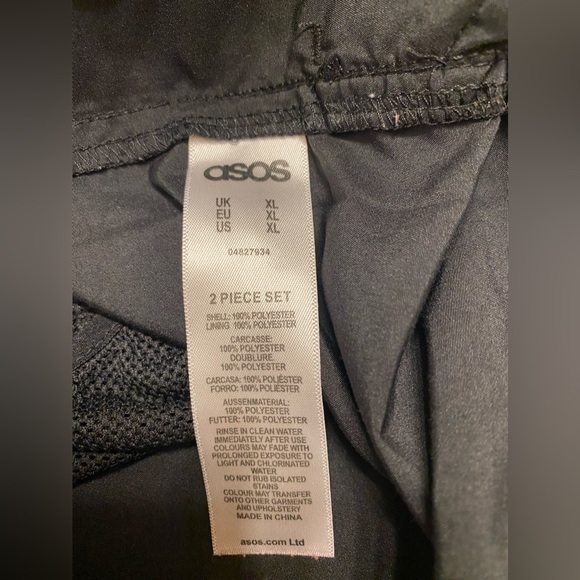 ASOS MEN'S  swim trunks shorts pool lounge Black XL - Picture 8 of 8